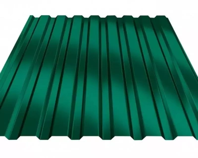 профнастил с 20 1,15*2м эконом ral 6005 зеленый мох