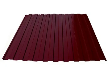 профнастил с 8 1,20*2м эконом ral 3005 красное вино