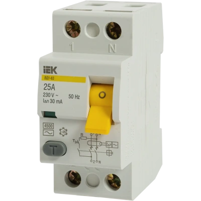 узо вд1-63 2р 25а 30ма иэк mdv10-2-025-030