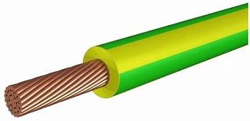 провод пугвнг(а)-ls 1х10,0 желто-зеленый