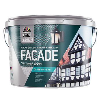 краска в/д dufapremium fasade фасадная суперпрочная база 3 9л.