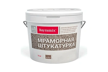 штукатурка мраморная bayramix magnolia white, фр.k, 15 кг