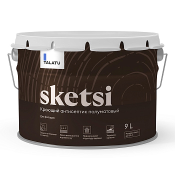 антисептик кроющий "sketsi" база с 9 л (1) "talatu" распродажа