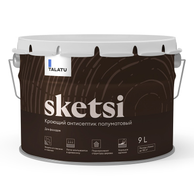 антисептик кроющий "sketsi" база с 9 л (1) "talatu" распродажа