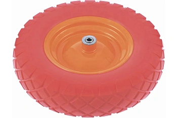 колесо полиуретан 380мм,2,7 кг pu 4.80/4.00*80 d16/12