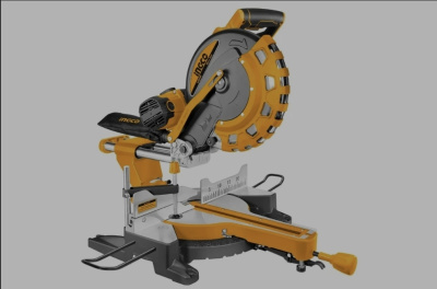 пила торцовочная сетевая ingco bm2s24007, 2400вт, 305мм