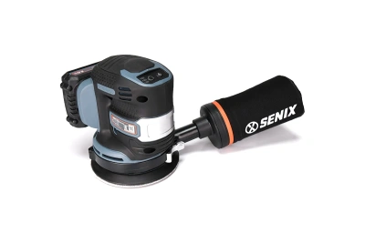 эксцентриковая шлифмашина аккумуляторная senix psx2-m1-eu, 20в, li-ion 1х2ач, 125мм