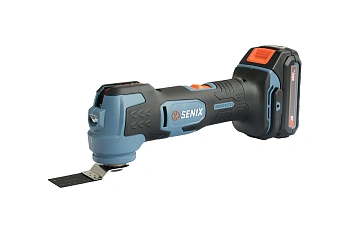 многофункциональный инструмент pox2-m-eu, x2 20v, 1 акб, 1зу, senix