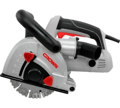 штроборез сетевой crown сt13683-150, 1700вт, 150мм, 2 диска