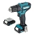 дрель-шуруповерт аккумуляторная makita df333dwye, 12в, li-ion 2x1,5ач