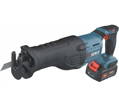 пила сабельная аккумуляторная бесщеточная senix psrx2-m3-eu, 20в, li-ion 1х5ач