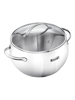 93-b-2 кастрюля 2,7л зерк.полир. со стек. кр. 18х11 см linea apple b