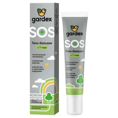 гель - бальзам после укусов, 25 мл gardex
