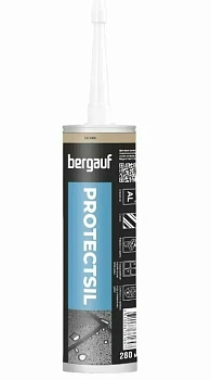 затирка-герметик bergauf protectsil, белый, 280 мл (25)