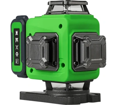 уровень лазерный amo ln 4d-360-2 зеленный луч 25м