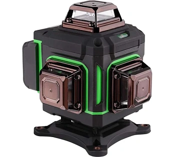 уровень лазерный amo ln 4d-360-7 зеленный луч 25м