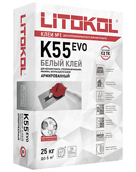 клеевая смесь litoplus k55 25кг (1/54)