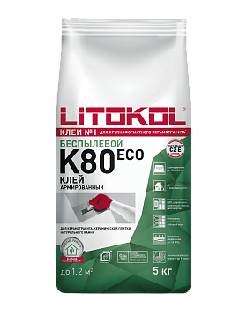 клеевая смесь litoflex k80 5кг