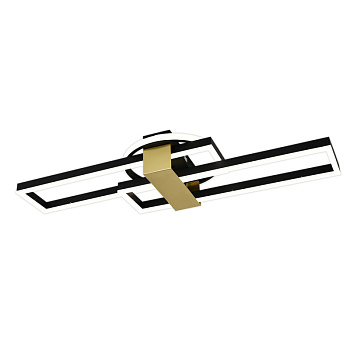 светильник потолочный escada 10278/3 led*120w black/gold