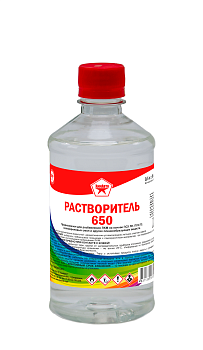 растворитель 650 0,5л (25/20 шт)