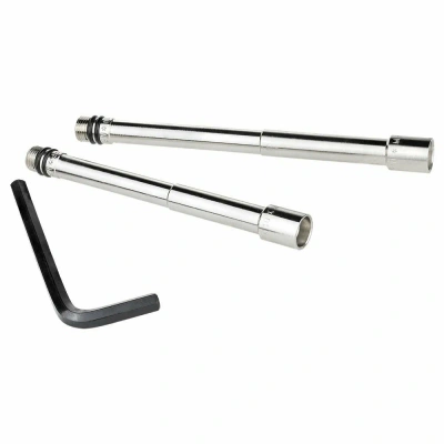 набор удлинителей для подводки к смесителю mpf<br/>140мм + 120мм, шестигранный ключ в компл., masterprof<br/>ис.101083