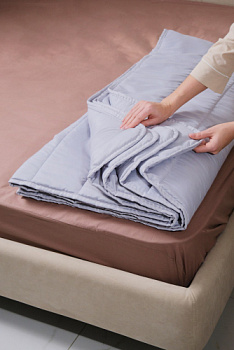 одеяло deluxe swan (150) микрофибра (42/385, <br/>140*205, 1.5 сп)