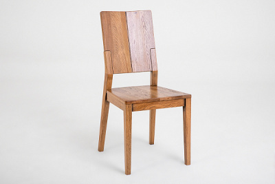 стул крафт дуб, патина с прорисовкой (тткань:вивальди 32/дерево 100 дуб свентлый, патина черная