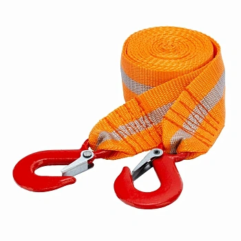 трос буксировочный 3,5 тонны, 2 крюка, пакет, россия// stels
