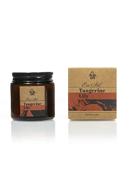свеча ароматическая мандарин и лилия