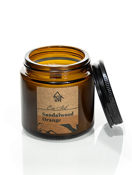 свеча ароматическая сандал и апельсин