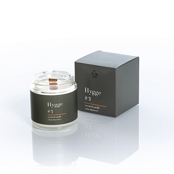 свеча ароматическая хюгге #3 табак/бергамот