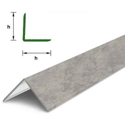 угол 15х15мм 2,7м "деконика" лофт светло-серый / 547