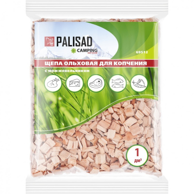 щепа для копчения мяса (ольха+бук+розмарин), россия camping// palisad