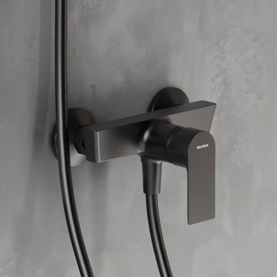 смеситель для душа apollo 472000300 однорычажный цвет черный