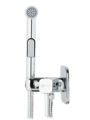 смеситель с гигиеническим душем solo lm7165c скрытый монтаж цвет хром
