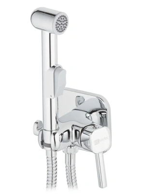 смеситель с гигиеническим душем solo lm7165c скрытый монтаж цвет хром