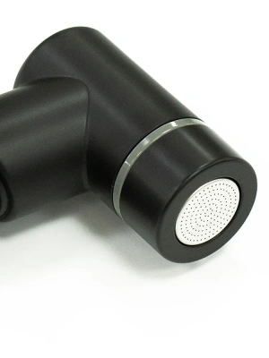 смеситель с гигиеническим душем solo lm7165bl скрытый монтаж цвет черный