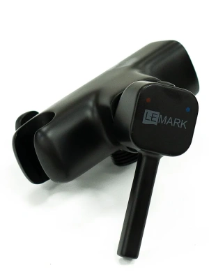 смеситель с гигиеническим душем solo lm7165bl скрытый монтаж цвет черный