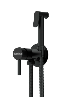 смеситель с гигиеническим душем option 217000000 скрытый монтаж цвет черный