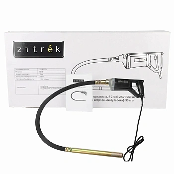 вибратор для бетона zitrek  zkvd900, 900вт