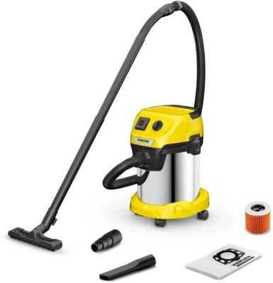 пылесос строительный karcher wd 5 s v-25/5/22, 1100вт, 25л