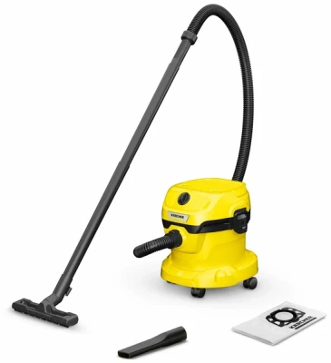 пылесос строительный karcher wd 2 plus v-12/4/18 1.628-000.0, 1000вт, 12л