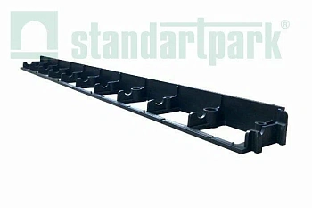 бордюр ландшафтный sp б-100.05.08-пп пластиковый черный l1000 82468