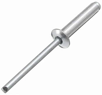 заклёпка 4,8х16 вытяжная из нерж.стали а2 din 7337 (500ф)