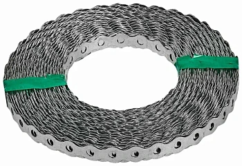 перфорированная лента волна lv 17x0.5 25 м оцинкованная сталь цвет серый