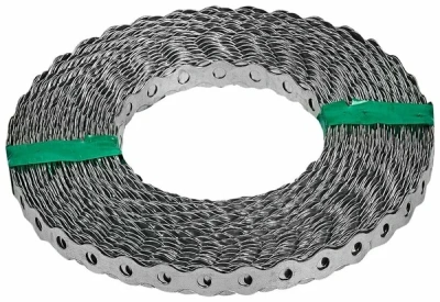 перфорированная лента волна lv 17x0.5 25 м оцинкованная сталь цвет серый