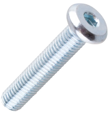 винт din 7420 10x50 мм оц. с плоск. гол. и внутр.шестиг.