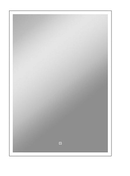 зеркало с подсветкой frame silver 700x1000 с подогревом