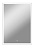 зеркало с подсветкой frame silver 700x1000 с подогревом