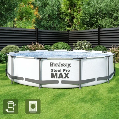 бассейн каркасный круглый bestway 305х76